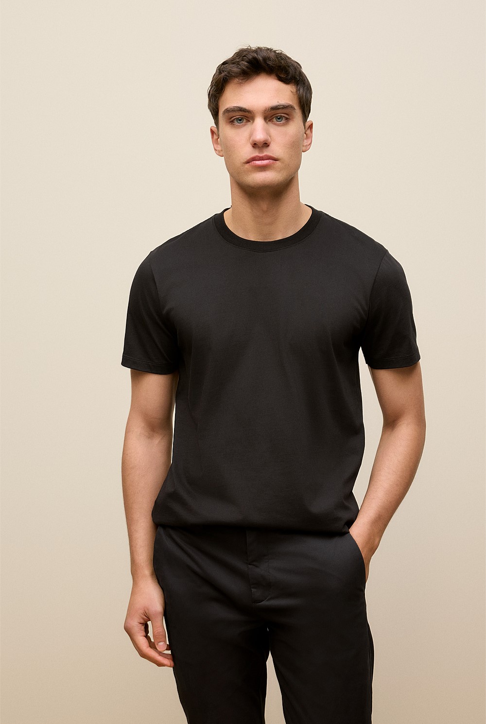 Australian Cotton Jersey Crew T-shirt
