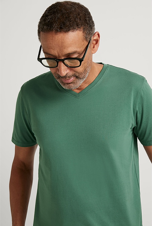 Invicta Green Cotton Men T-Shirt