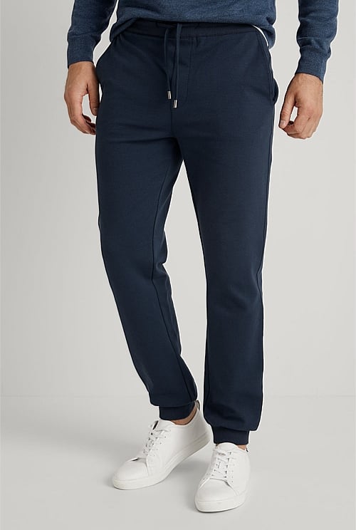 Navy Essential Track Pant - MEN Pants | Trenery