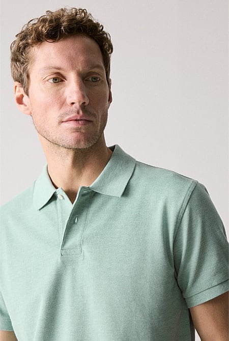 Cotton Pique Marle Polo