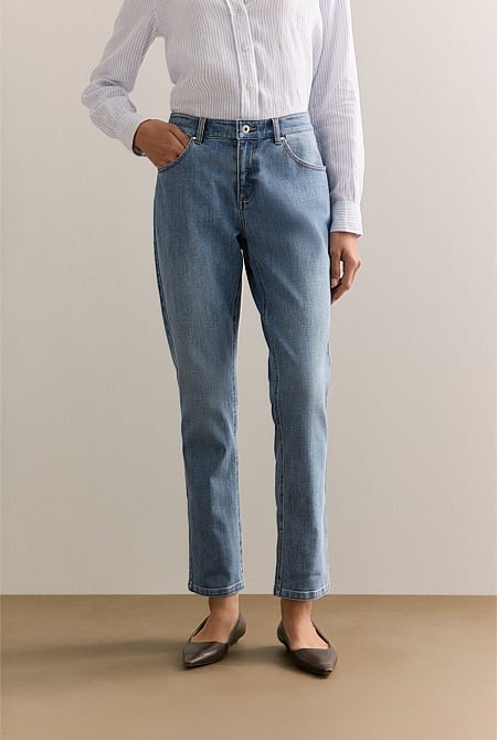 Australian Cotton Blend Boyfriend Jean