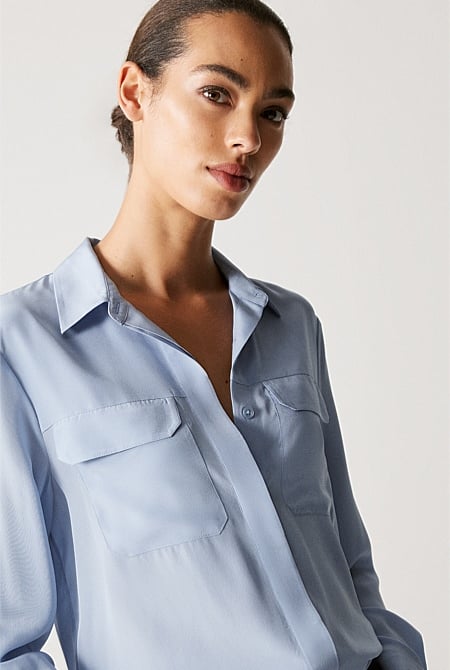 Women's Silk Shirts & Blouses - Shop Online - Trenery