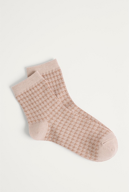 Puppytooth 3/4 Sock