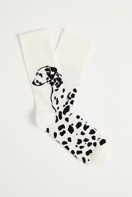 Dalmatian Sock
