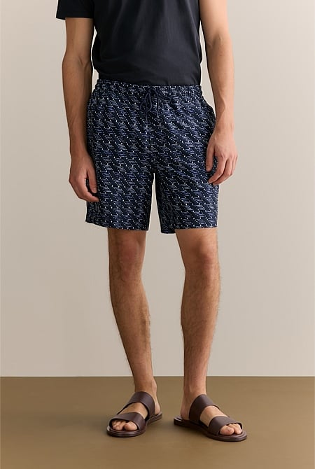 Etched Geo Swim Short