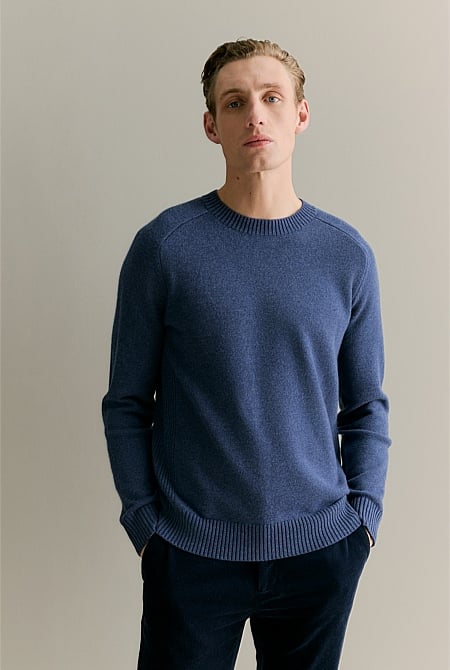 Merino Melange Crew