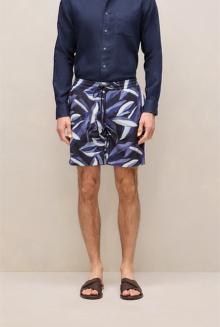Painted Leaf Swim Short