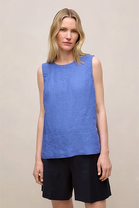Delave Linen Shell Tank