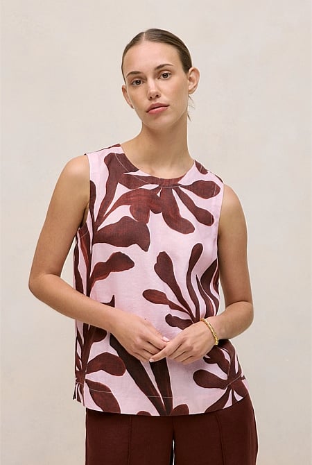 Wakame Linen Shell Tank