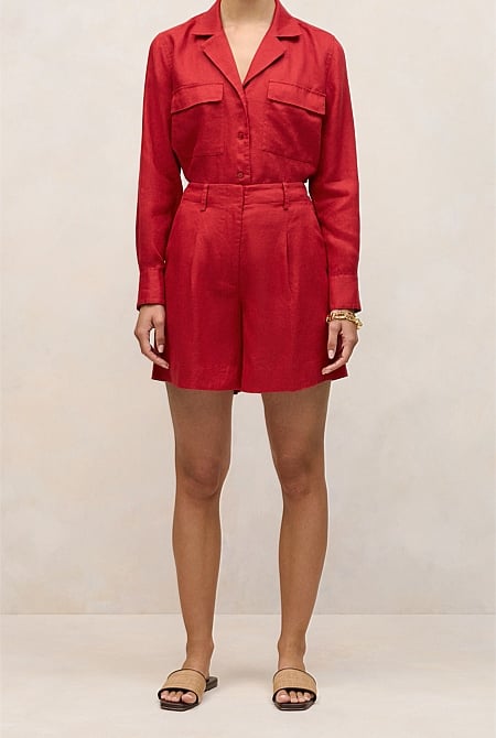 Linen Tailored Short