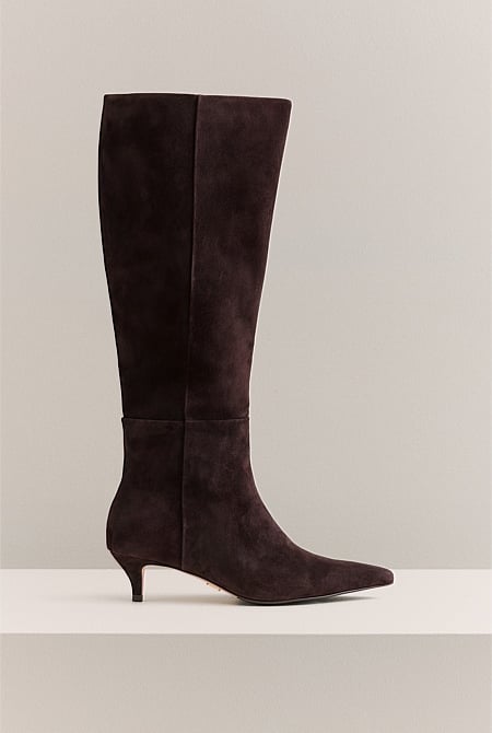 Elune Suede Knee High Boot