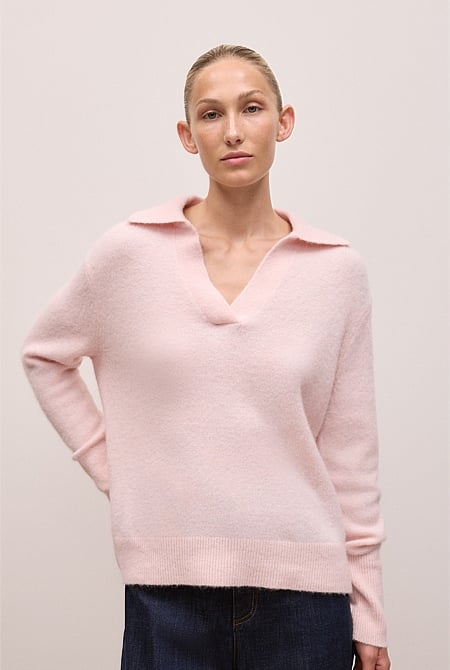 Alpaca Merino Blend Polo