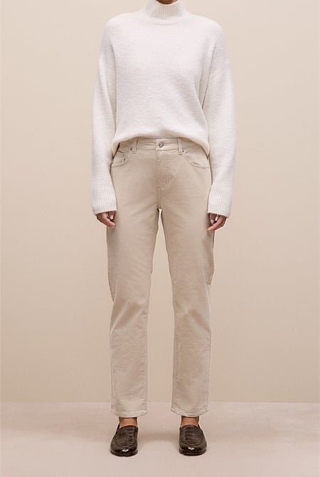 Cord Five Pocket Boyfriend Pant
