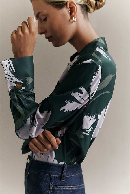 Wilda Satin Shirt