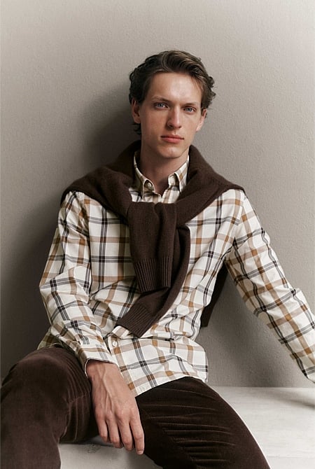 Two Tone Check Shirt