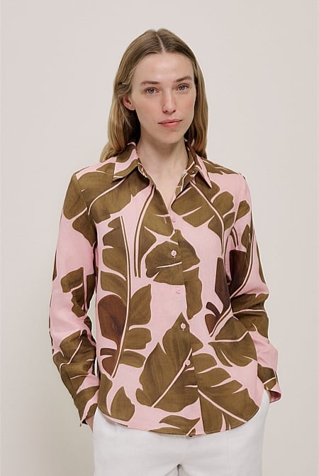 Solara Linen Long Sleeve Shirt