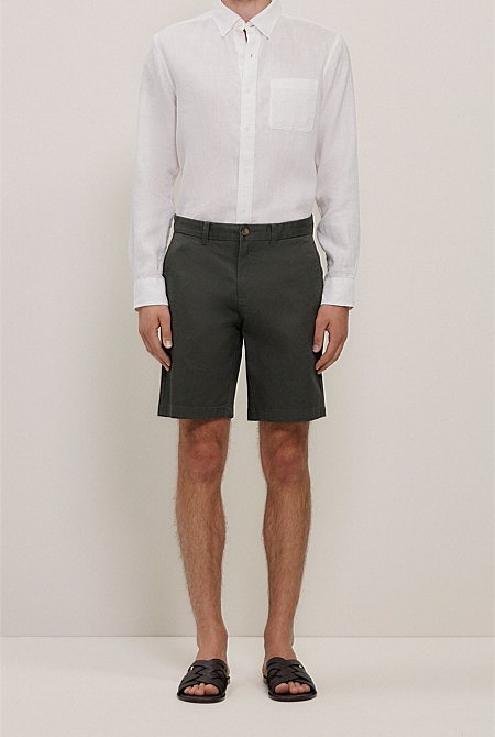 Cotton Twill Chino Short
