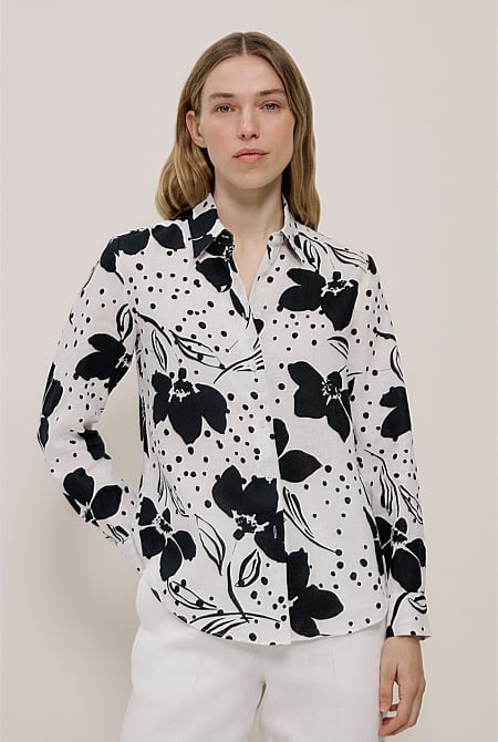 Etta Linen Long Sleeve Shirt