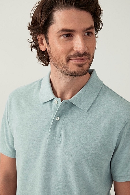 Cotton Pique Marle Polo