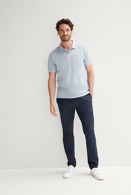 Cotton Pique Marle Polo