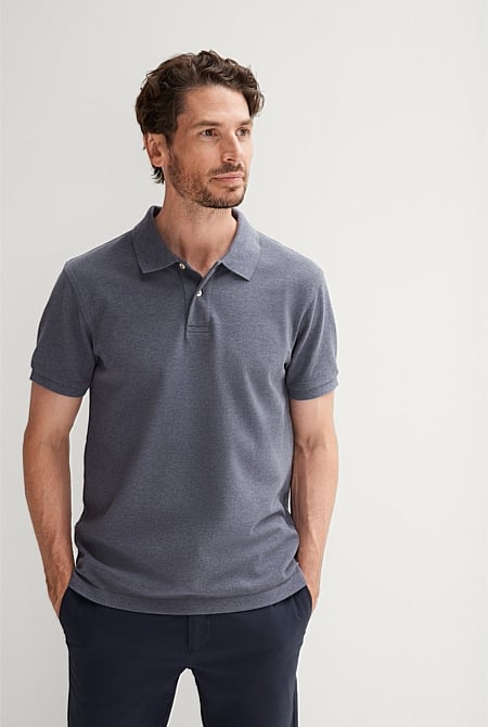 Cotton Pique Marle Polo