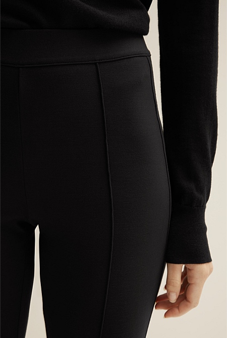 Black Ponte Legging - WOMEN Pants | Trenery