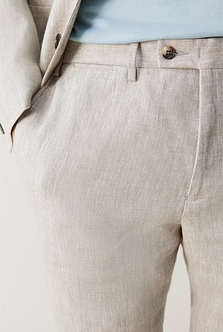 Regular Fit Irish Linen Pant