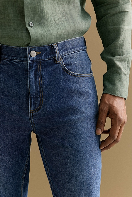 Modern Slim Mid Wash Jean