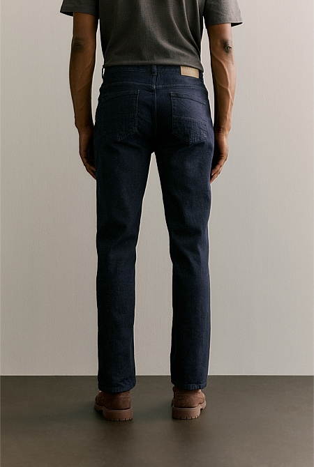 Relaxed Fit Dark Wash Jean