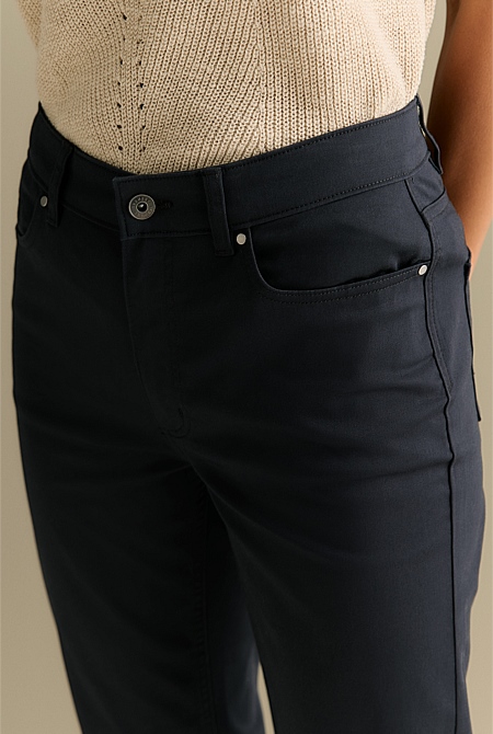 Modern Sateen Straight Leg Jean