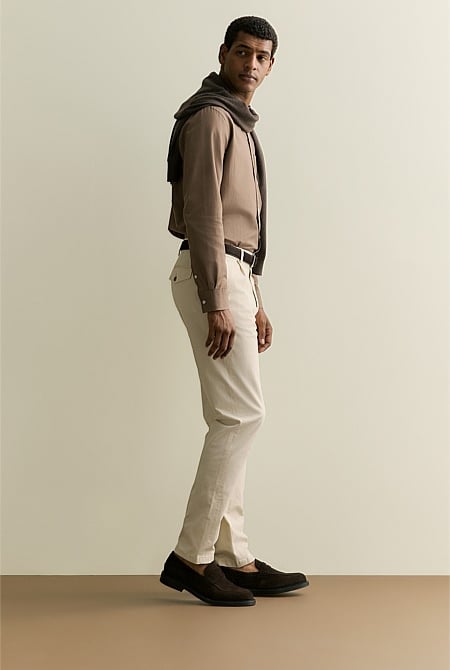 Pleat Front Chino Pant