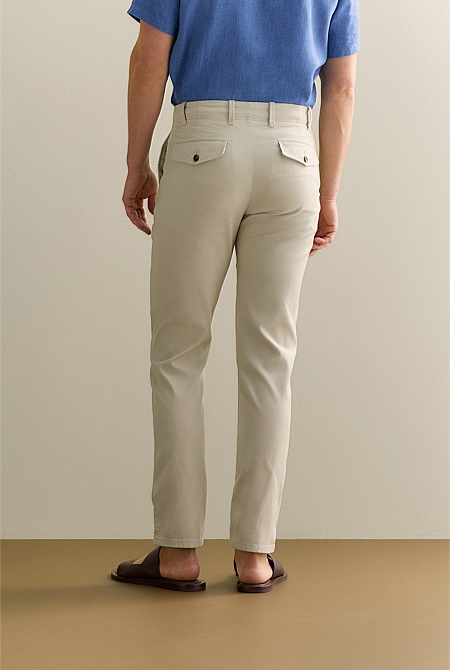 Stretch Cotton Dobby Pant