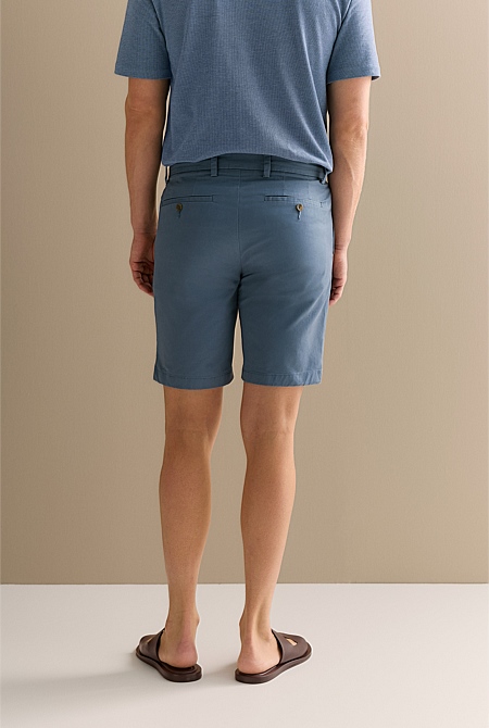 Stretch Cotton Twill Chino Short