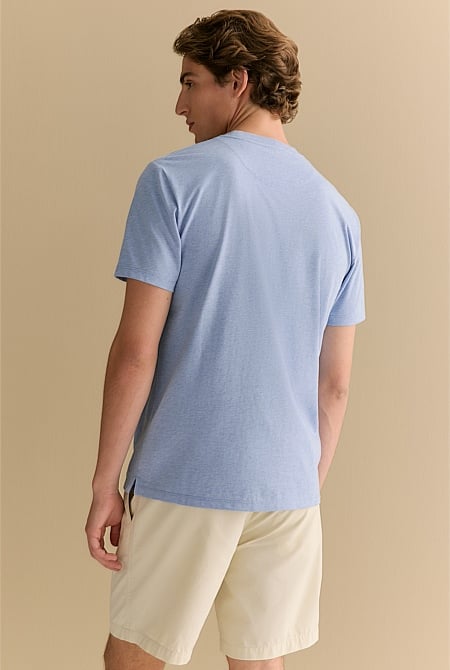 Organically Grown Cotton Marle Crew T-shirt