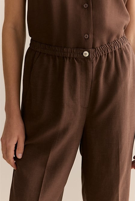 Straight Leg Stretch Waist Pant