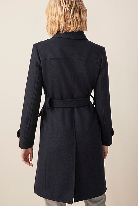 Wool Military Coat