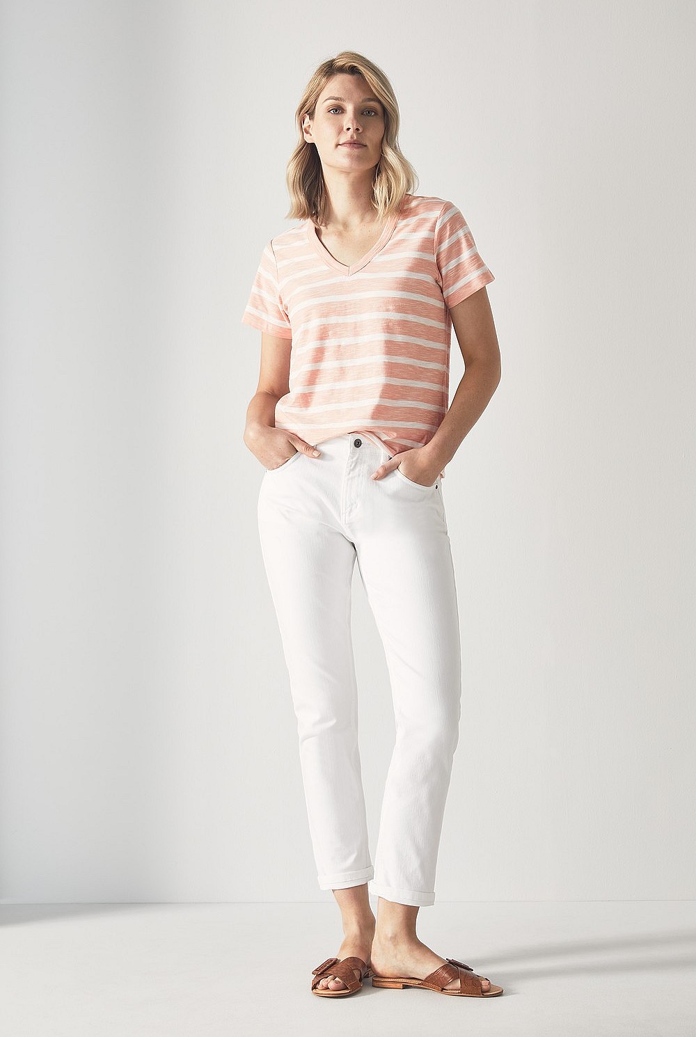 Organic Cotton Stripe T-Shirt