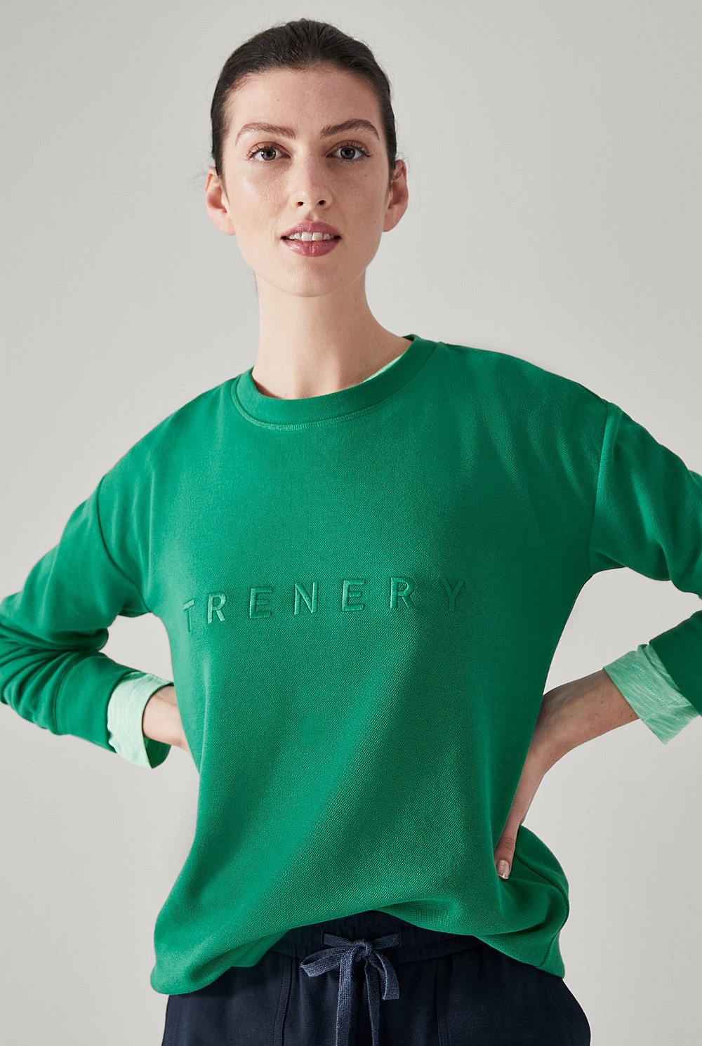 Pique Logo Sweat