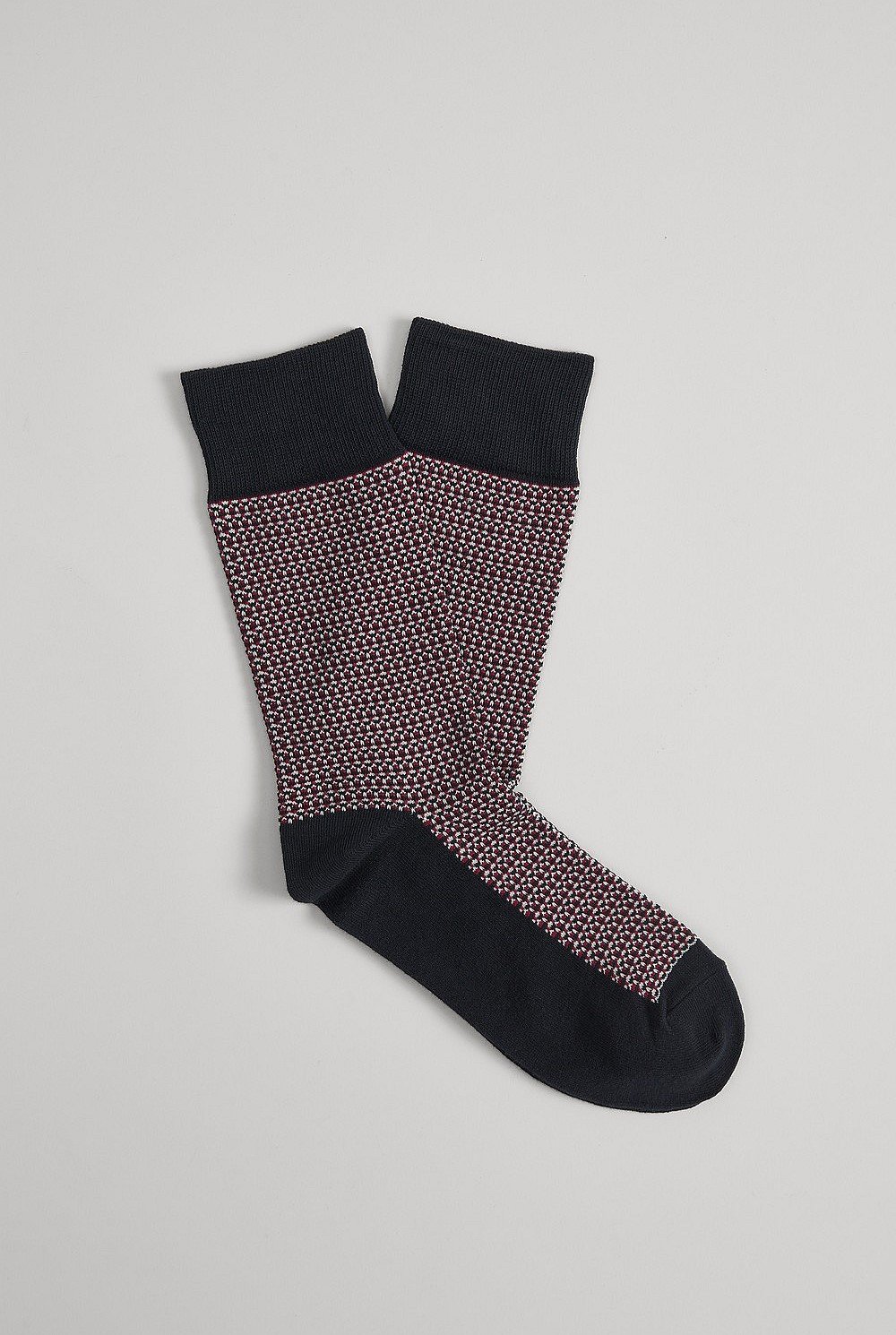 Contrast Stitch Sock