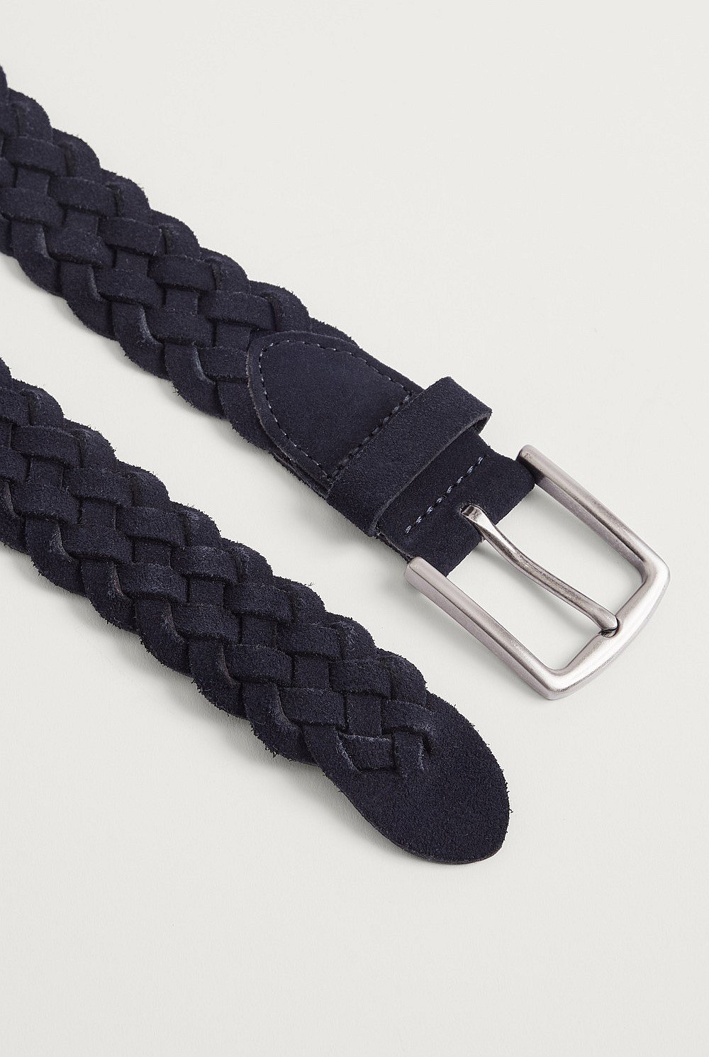 Suede Braided Belt