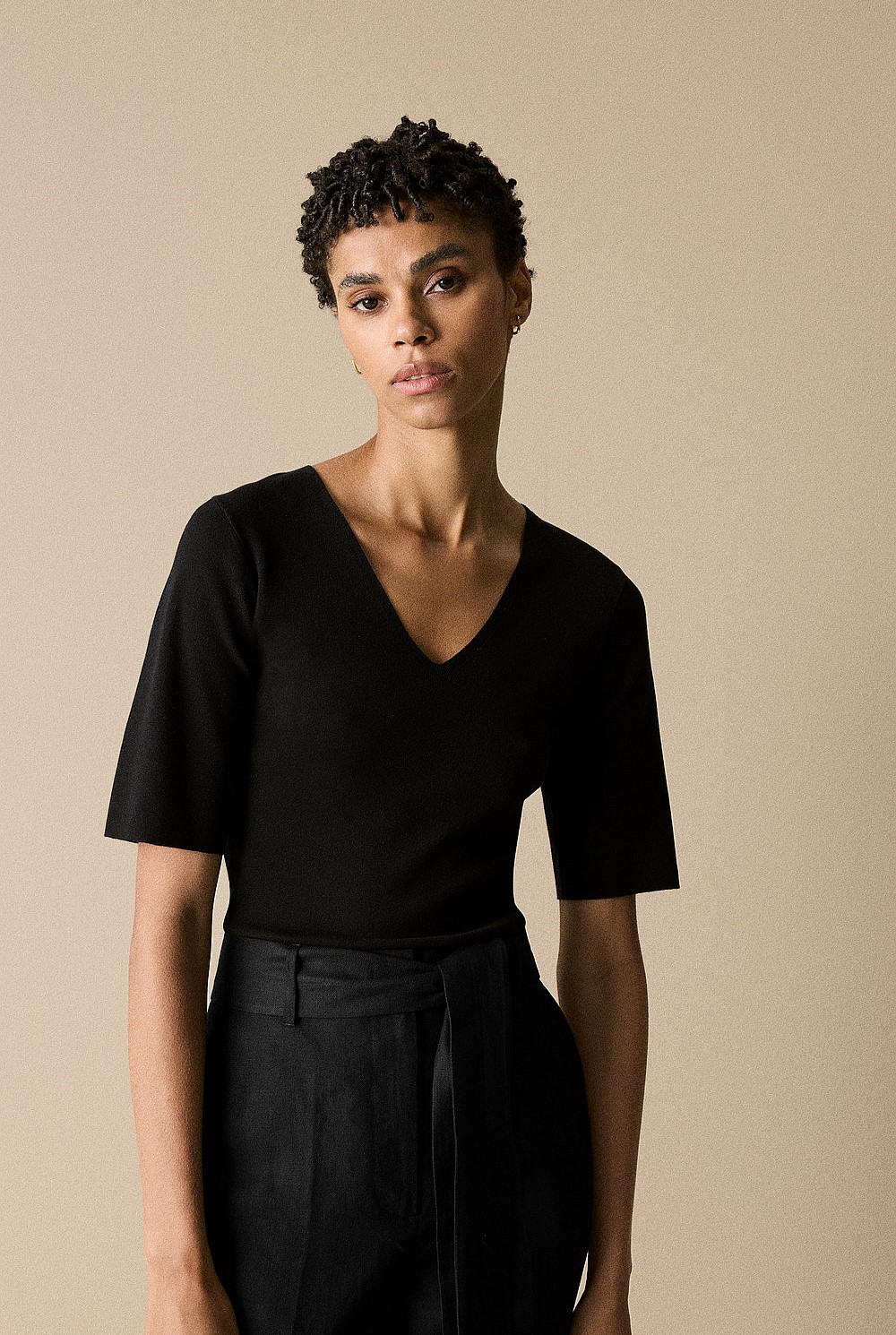 Luxe Blend Short Sleeve Knit