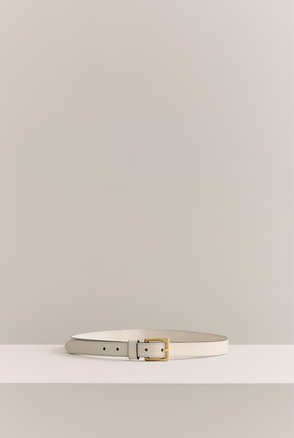 Leather Slim Belt