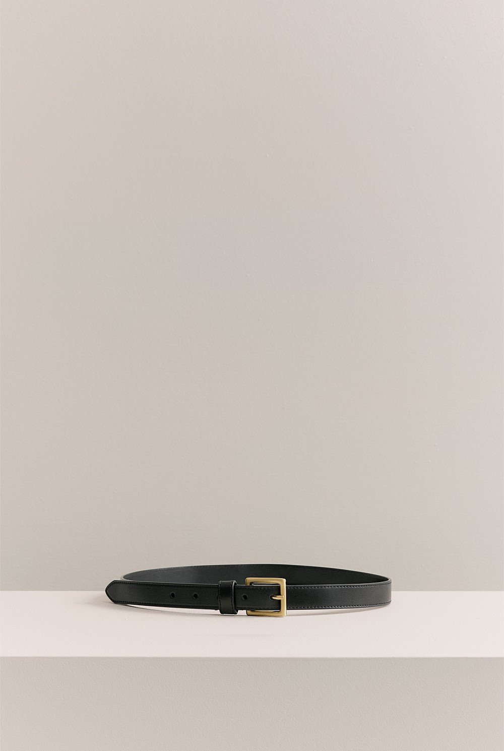 Leather Slim Belt