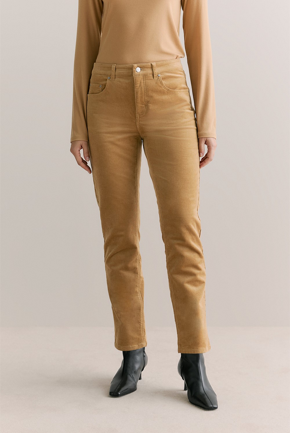 Needlecord Five Pocket Boyfriend Pant