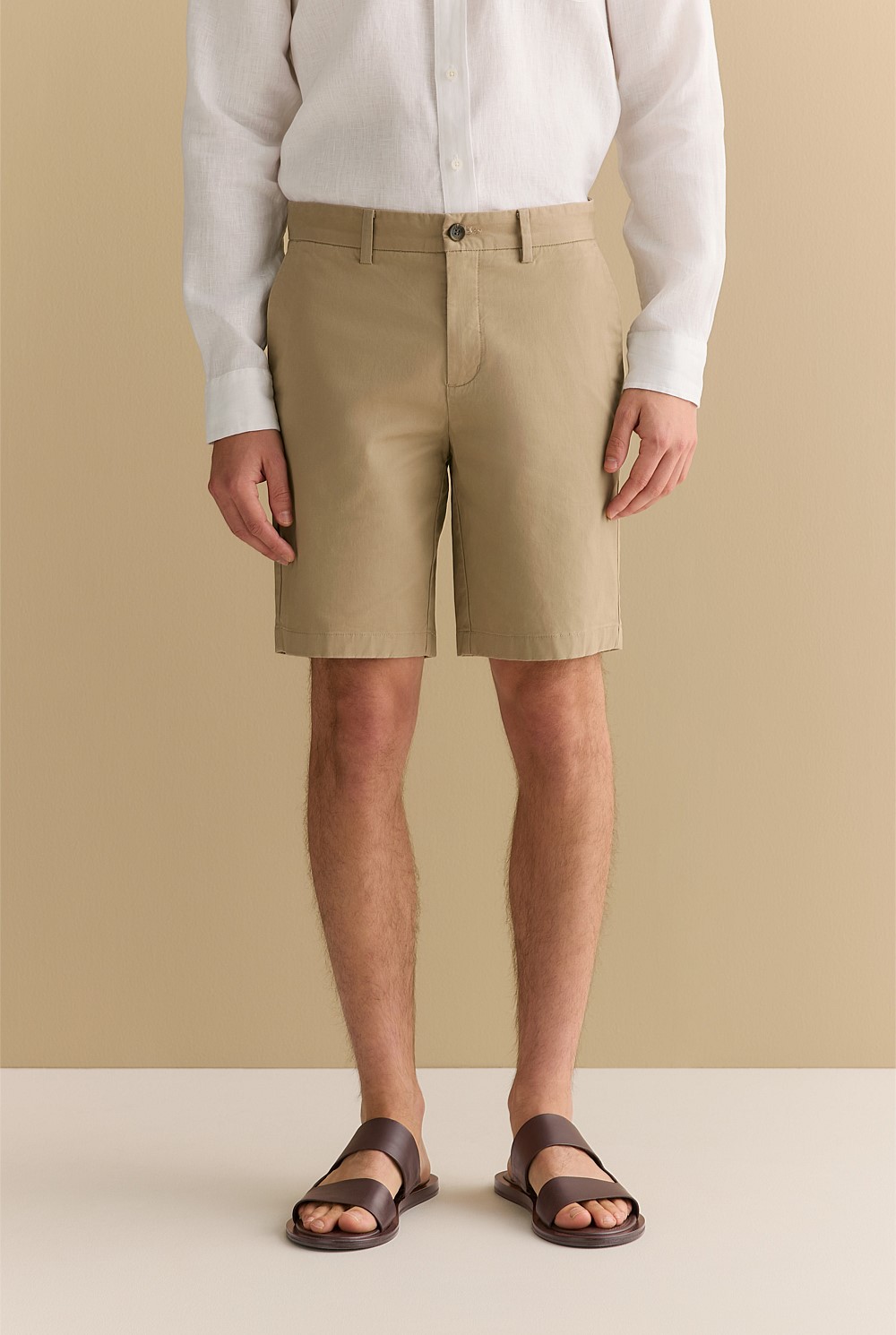 Cotton Twill Chino Short