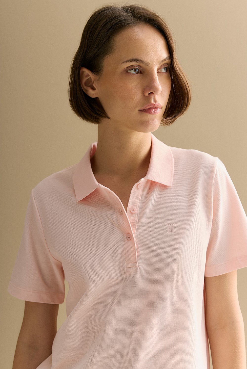 Australian Cotton Pique Classic Monogram Polo