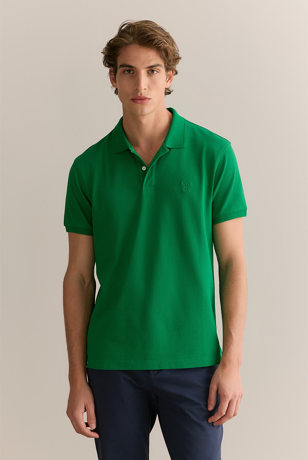 Classic Pique Monogram Polo