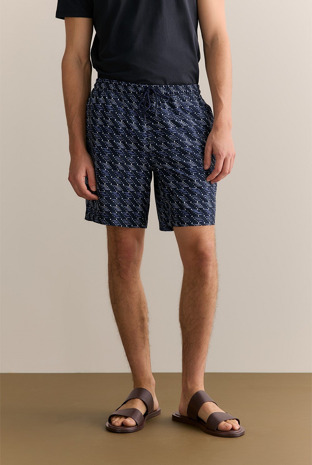 Etched Geo Swim Short