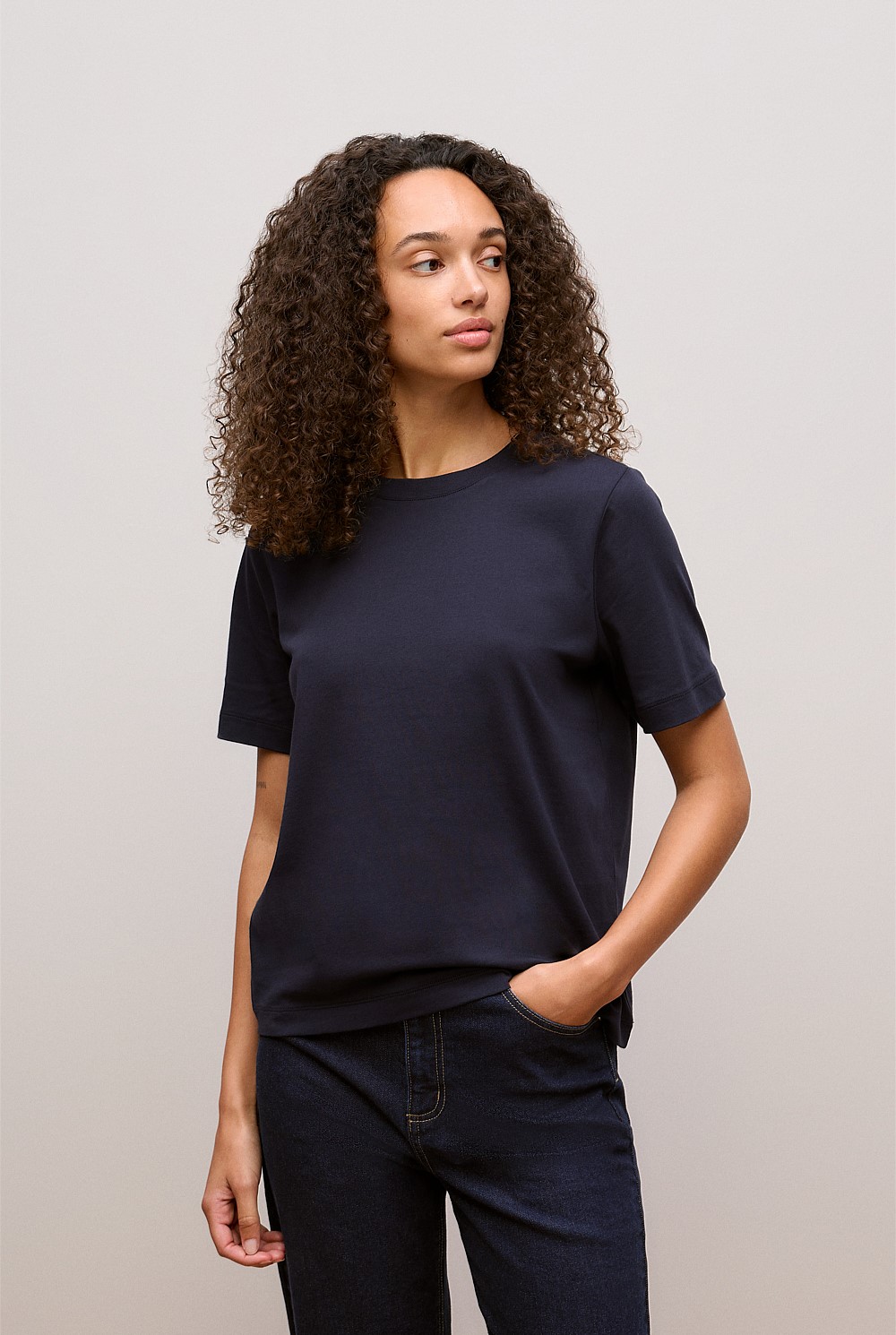 Cotton Crew T-shirt