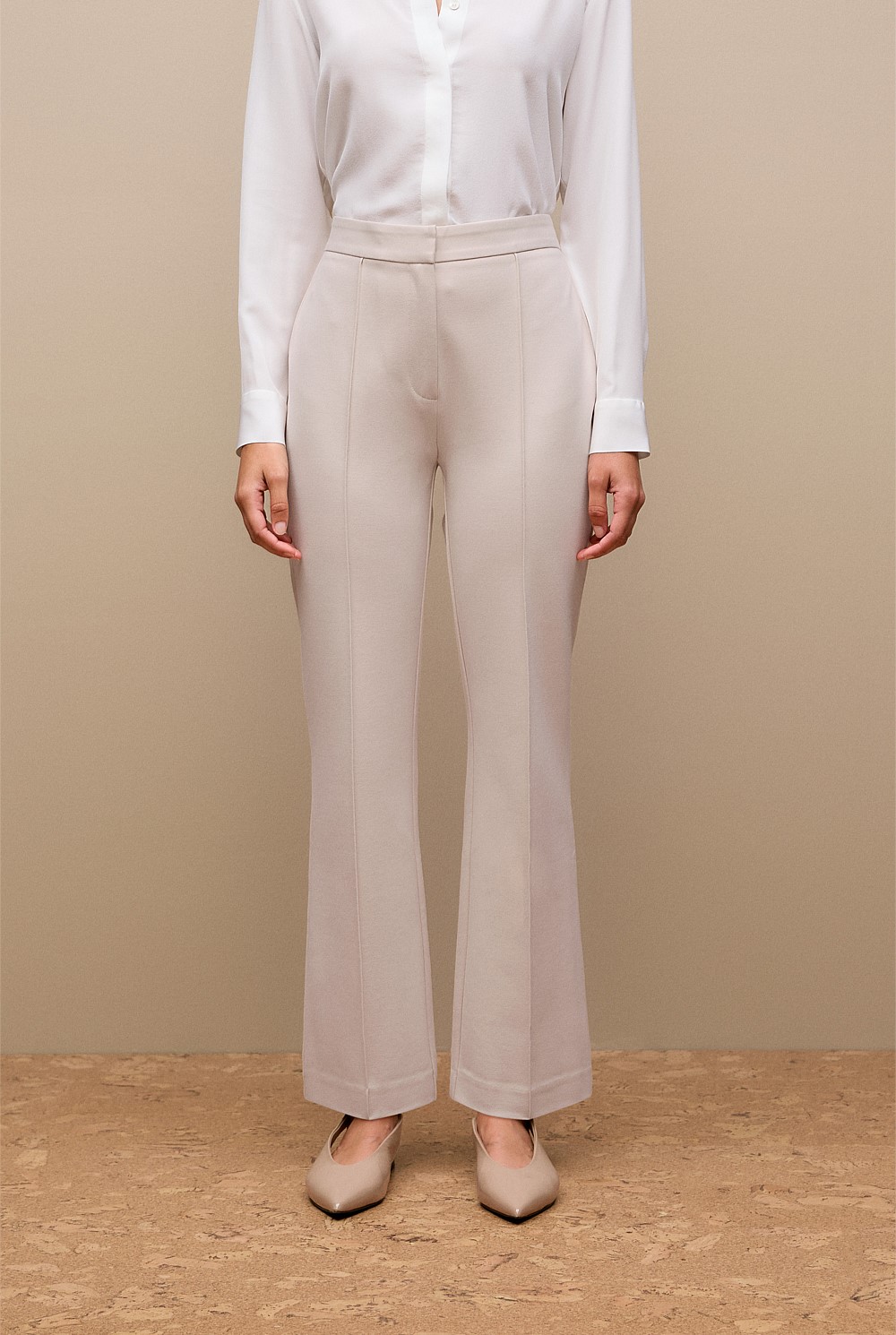 Ponte Tailored Kick Flare Pant